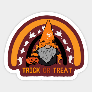 Trick or treat Sticker